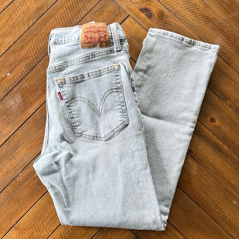 Levi's Pale Blue Light Wash Jeans
